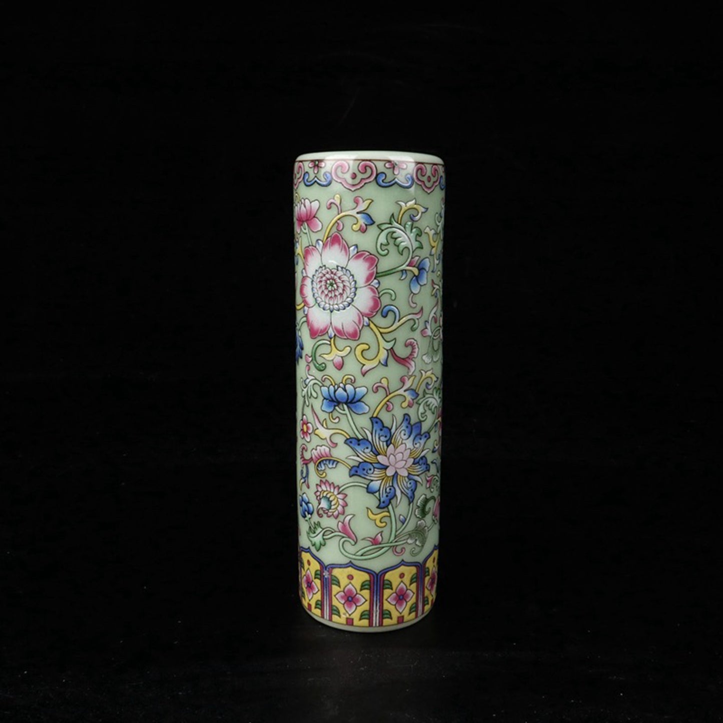 Meiziqing enamel colored small pen holder