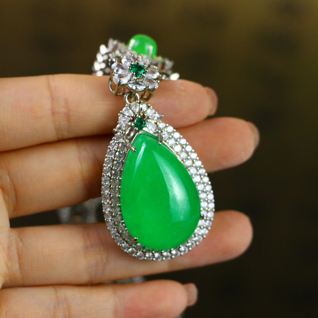 Chinese antique high ice pendant