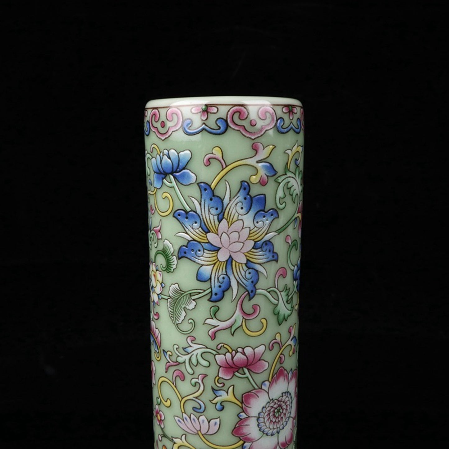 Meiziqing enamel colored small pen holder