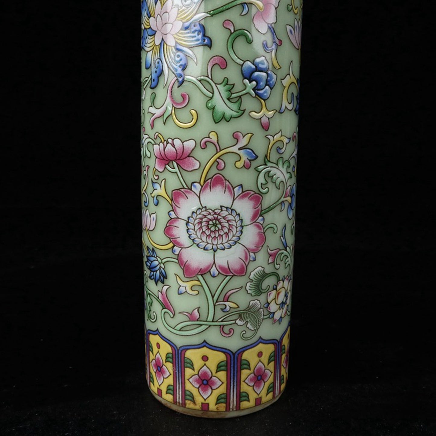 Meiziqing enamel colored small pen holder