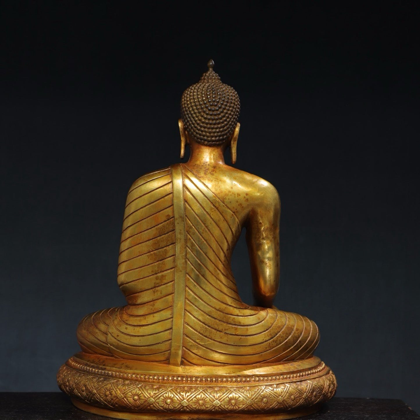 Bronze gilded Buddha statue of the Great Sun Tathagata