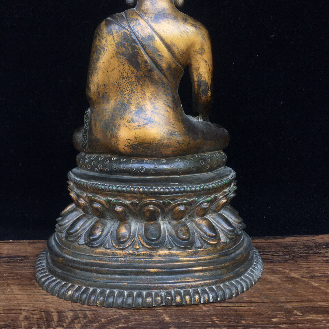 Chinese antique pure copper Buddha statue