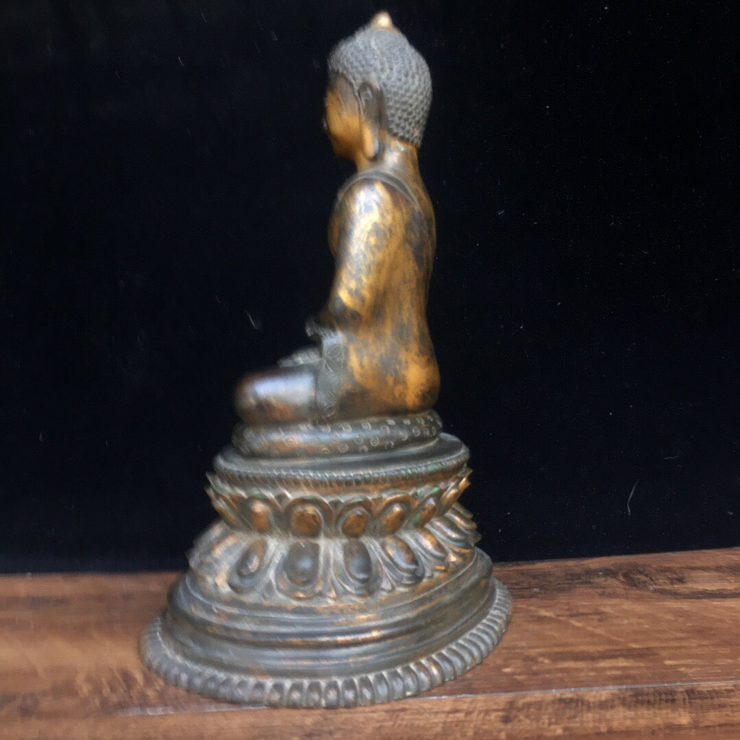 Chinese antique pure copper Buddha statue