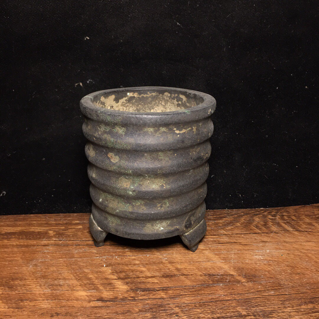 Chinese antique pure copper incense burner