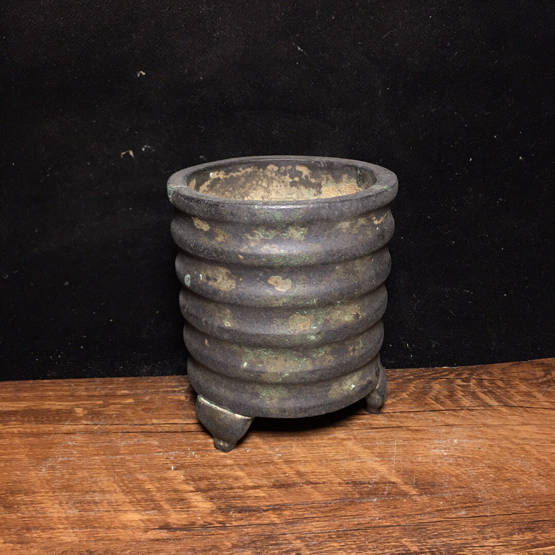 Chinese antique pure copper incense burner