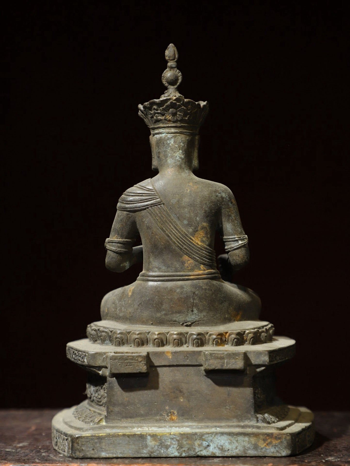 Bronze gilded Buddha statue of the Immovable Ming King