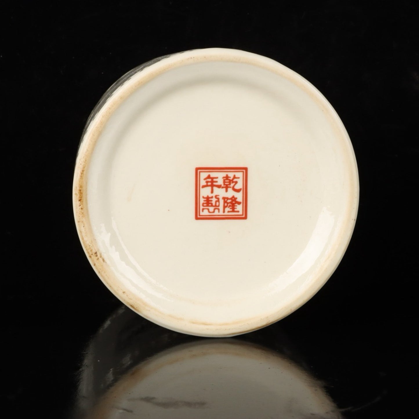 Ceramic hollow ink colored snow landscape landscape pattern pen holder