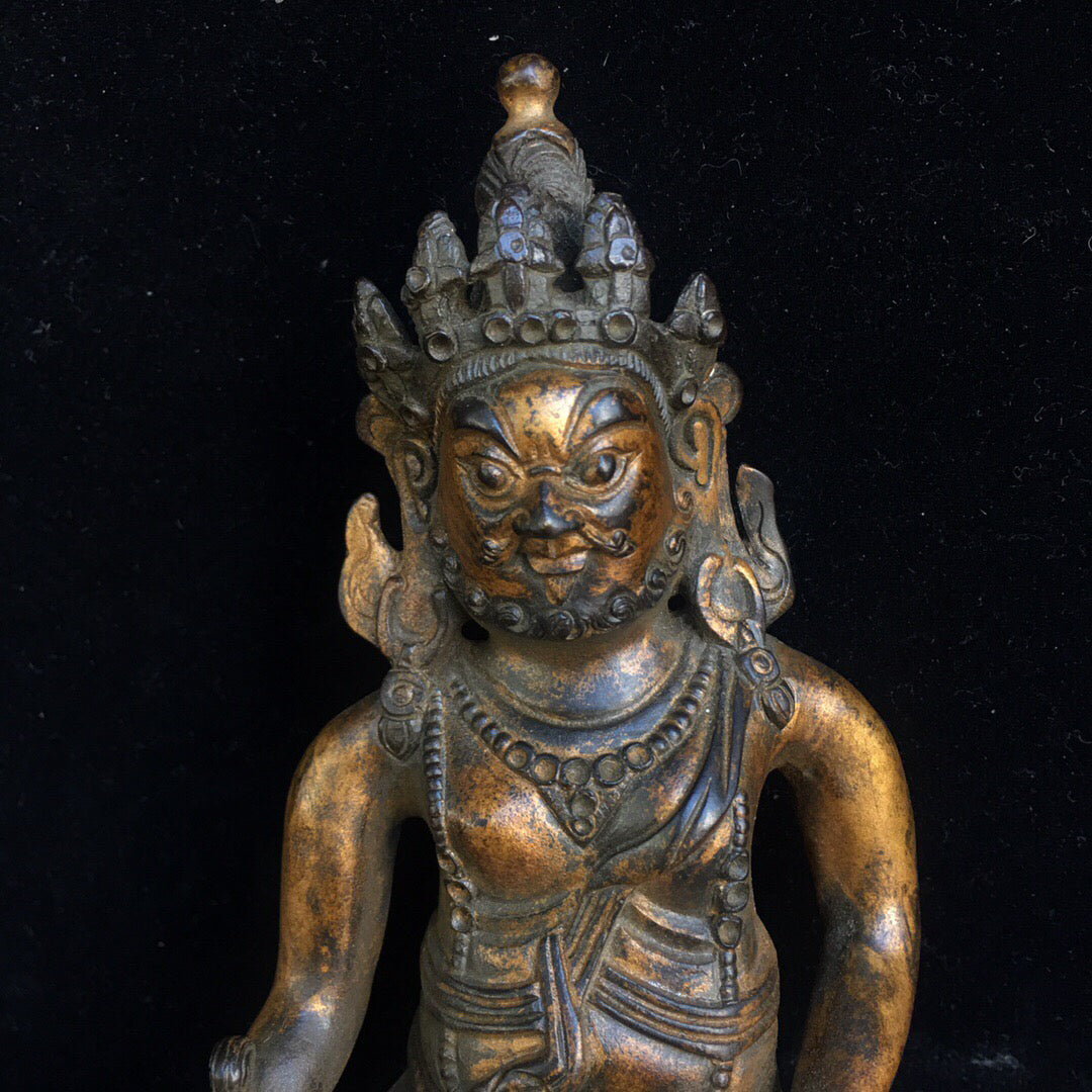 Chinese antique pure copper Buddha statue