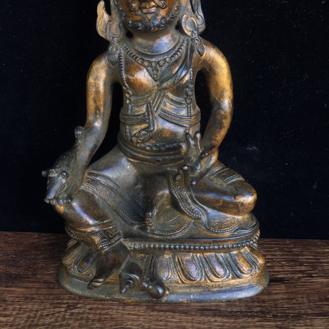 Chinese antique pure copper Buddha statue
