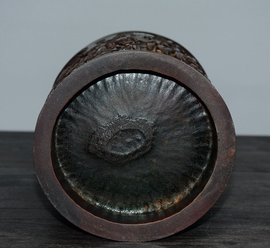 Bamboo carved pen holder ornaments