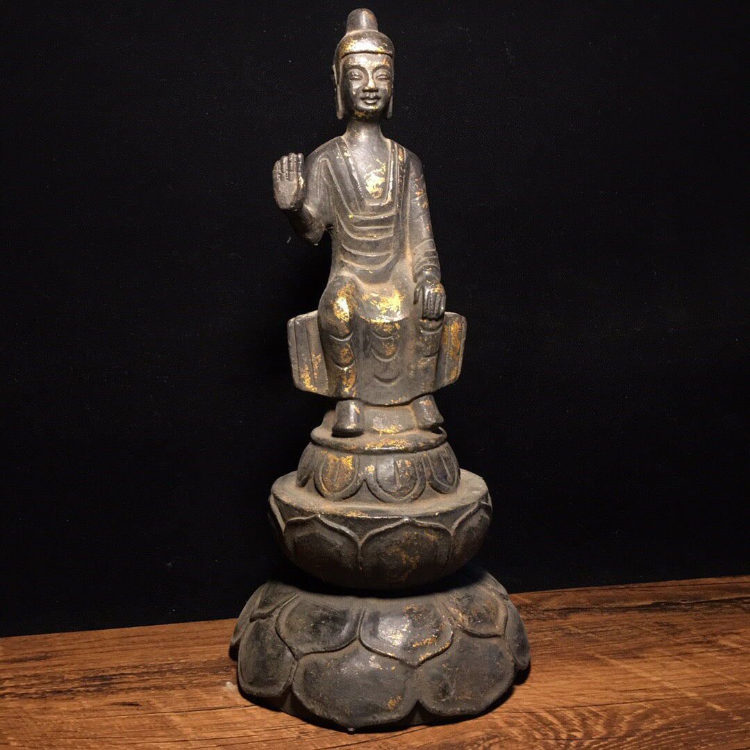 Chinese antique pure copper Buddha statue