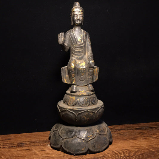 Chinese antique pure copper Buddha statue