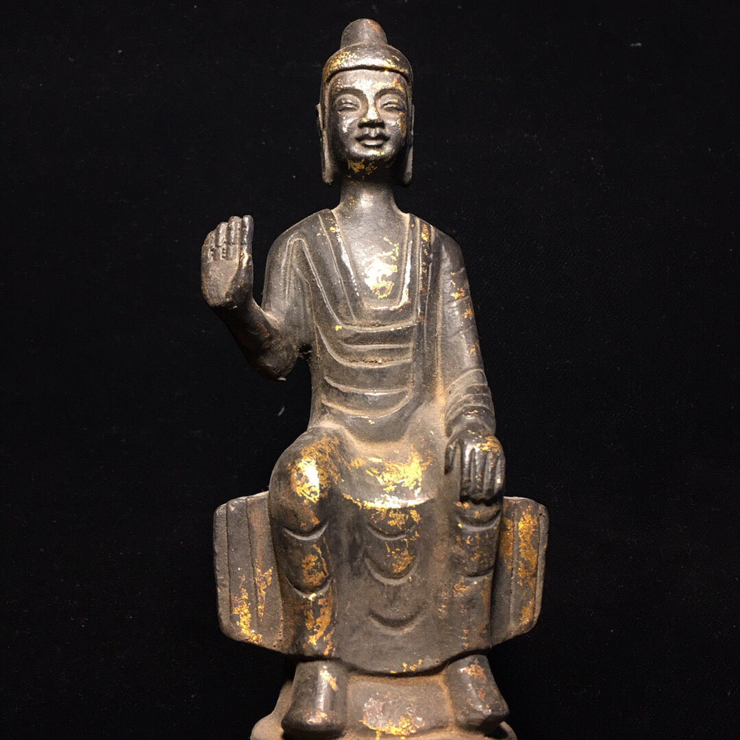 Chinese antique pure copper Buddha statue