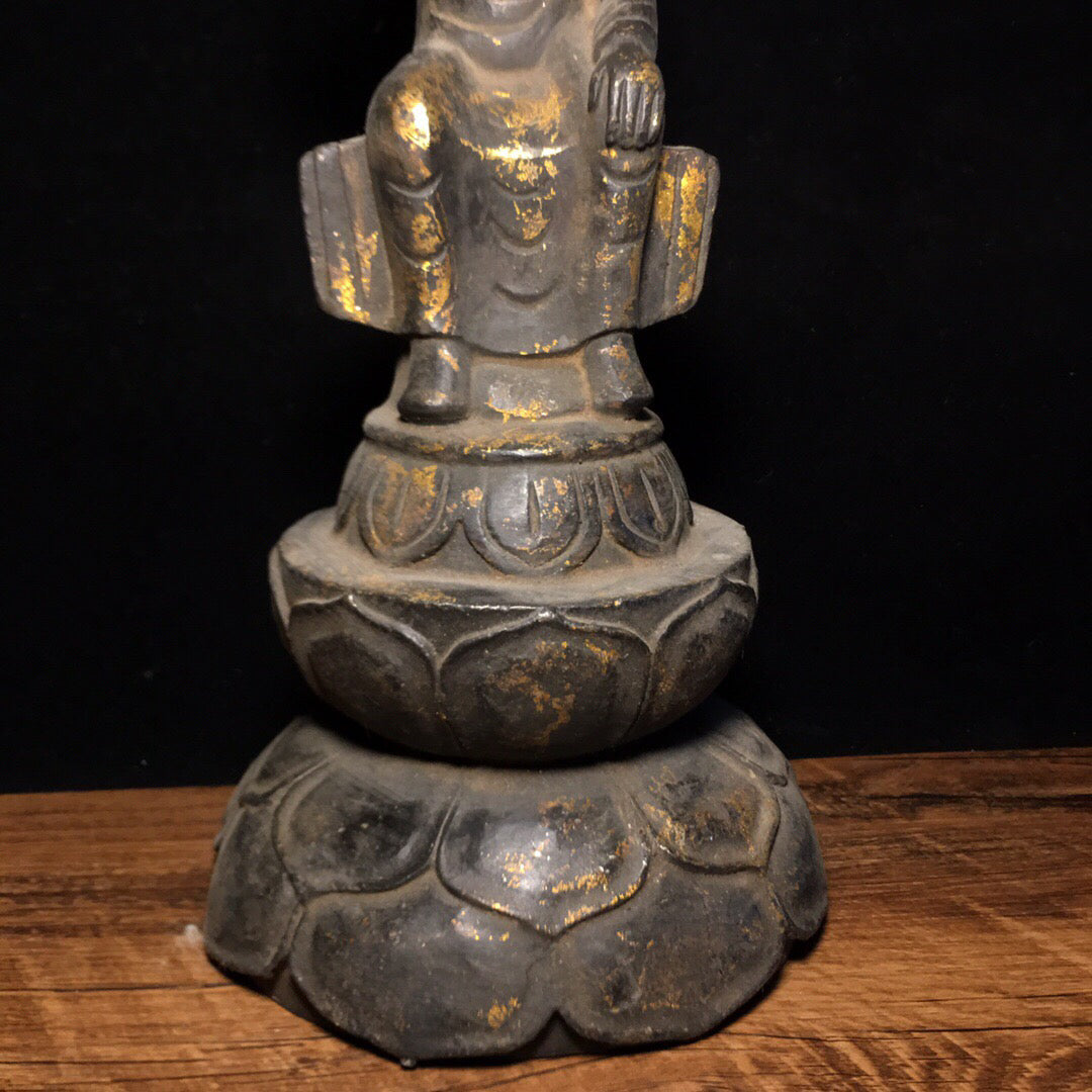 Chinese antique pure copper Buddha statue