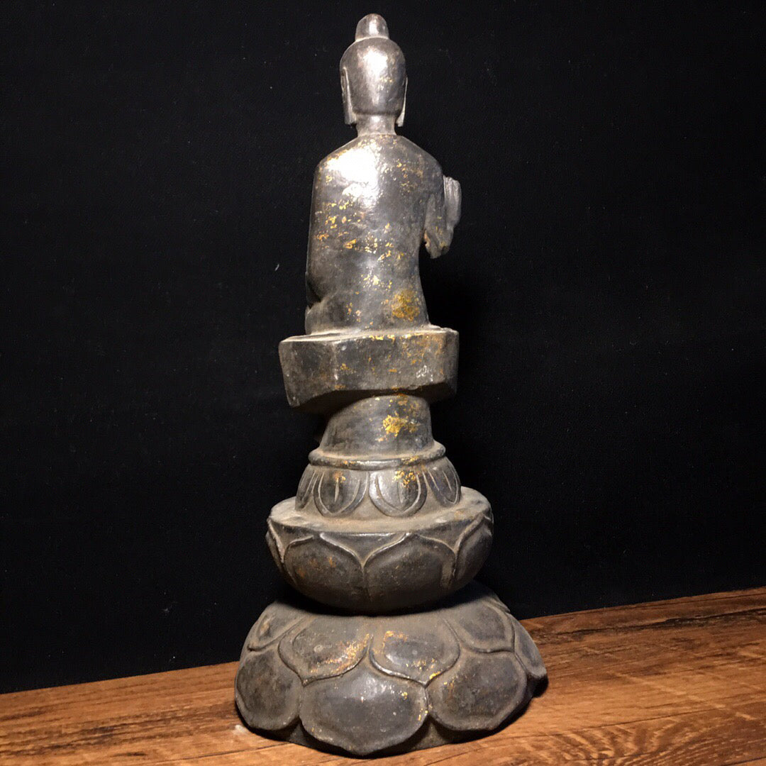 Chinese antique pure copper Buddha statue