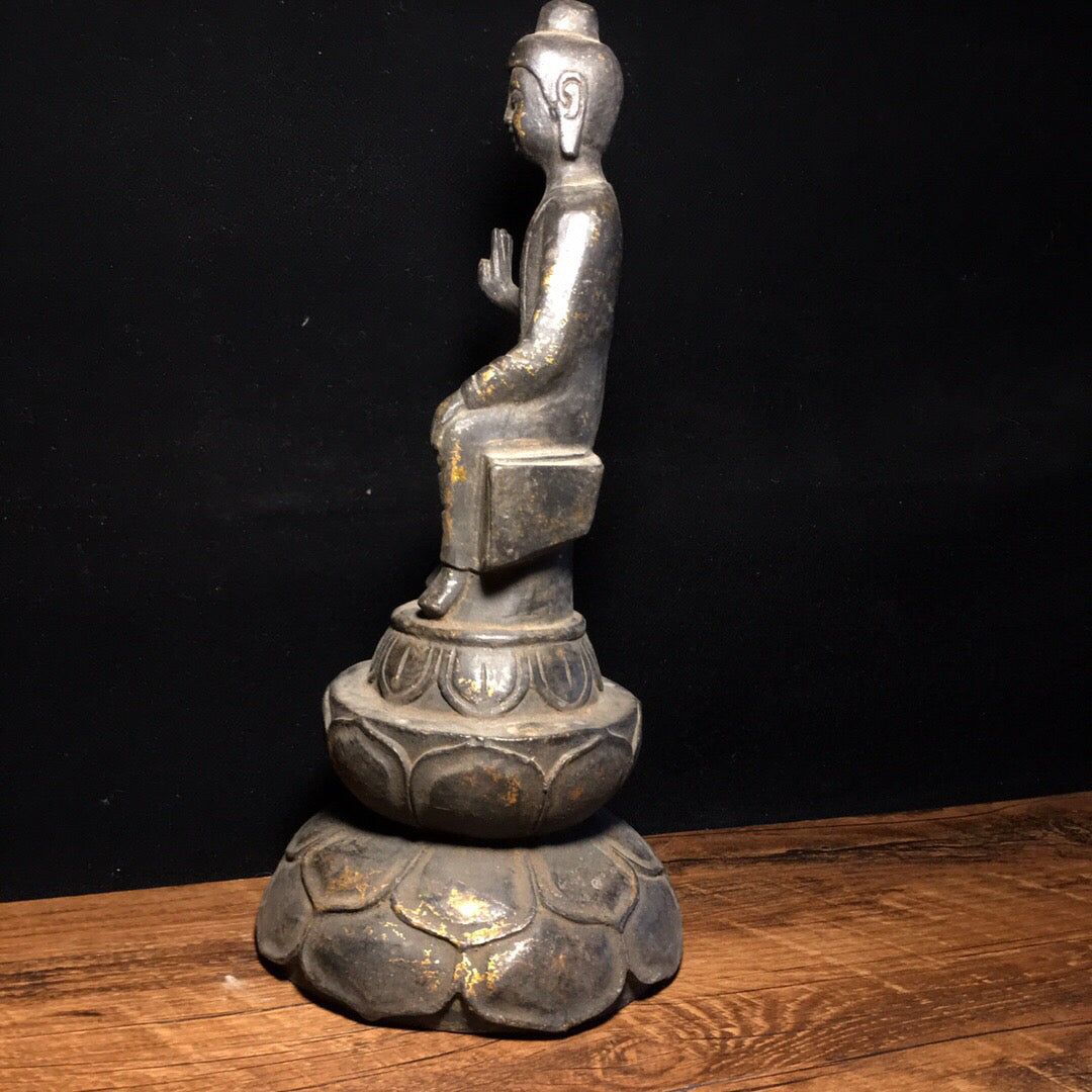 Chinese antique pure copper Buddha statue