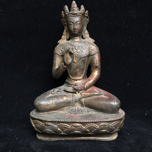 Chinese antique pure copper Buddha statue