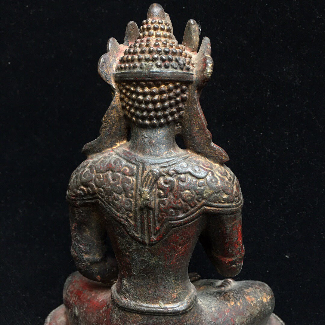 Chinese antique pure copper Buddha statue