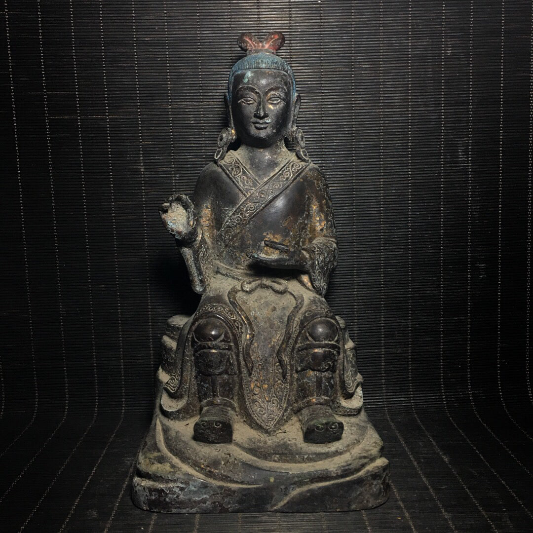 Chinese antique pure copper Buddha statue
