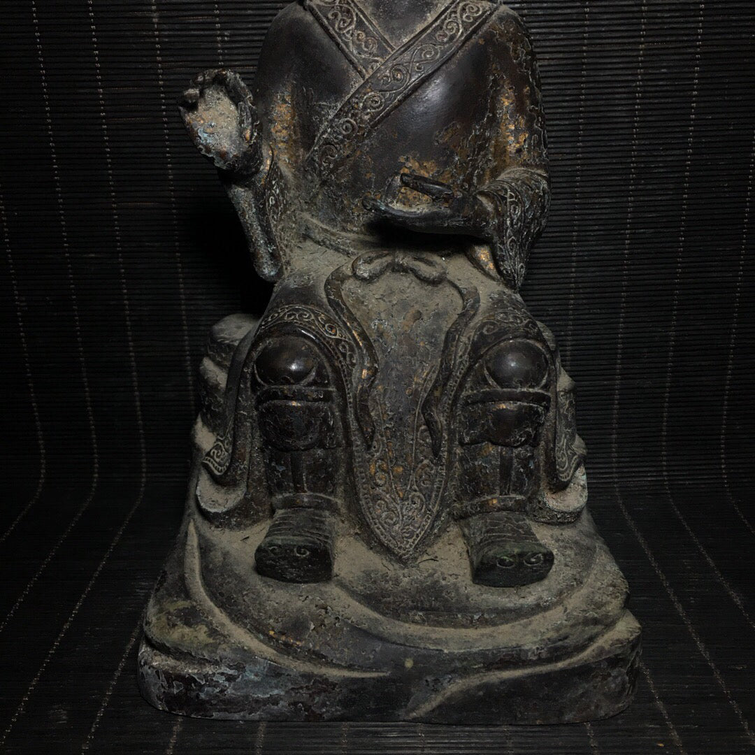 Chinese antique pure copper Buddha statue