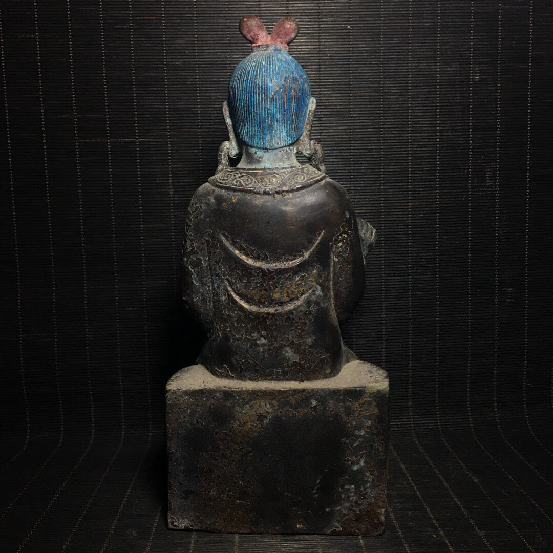Chinese antique pure copper Buddha statue
