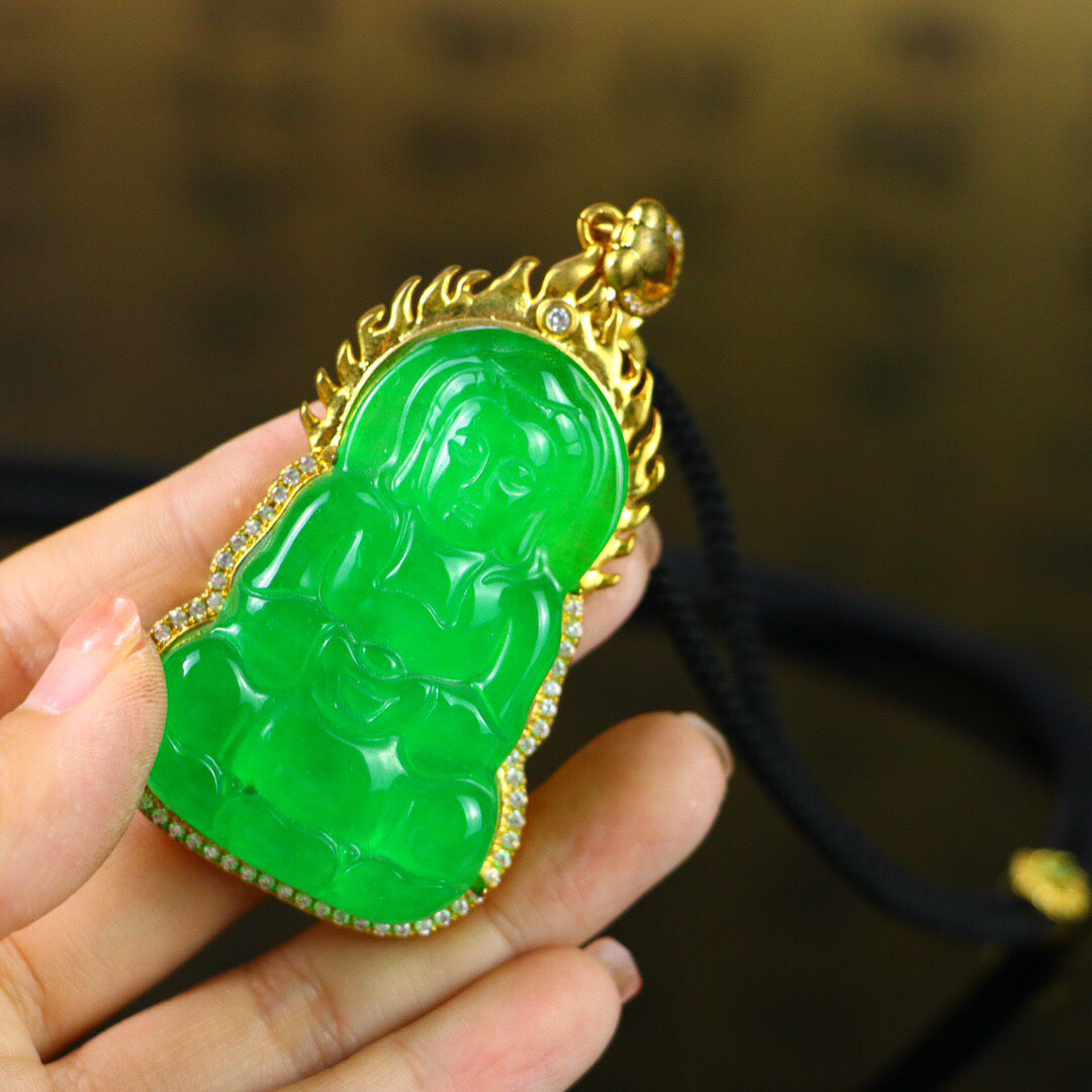 Chinese antique high ice [Guanyin]