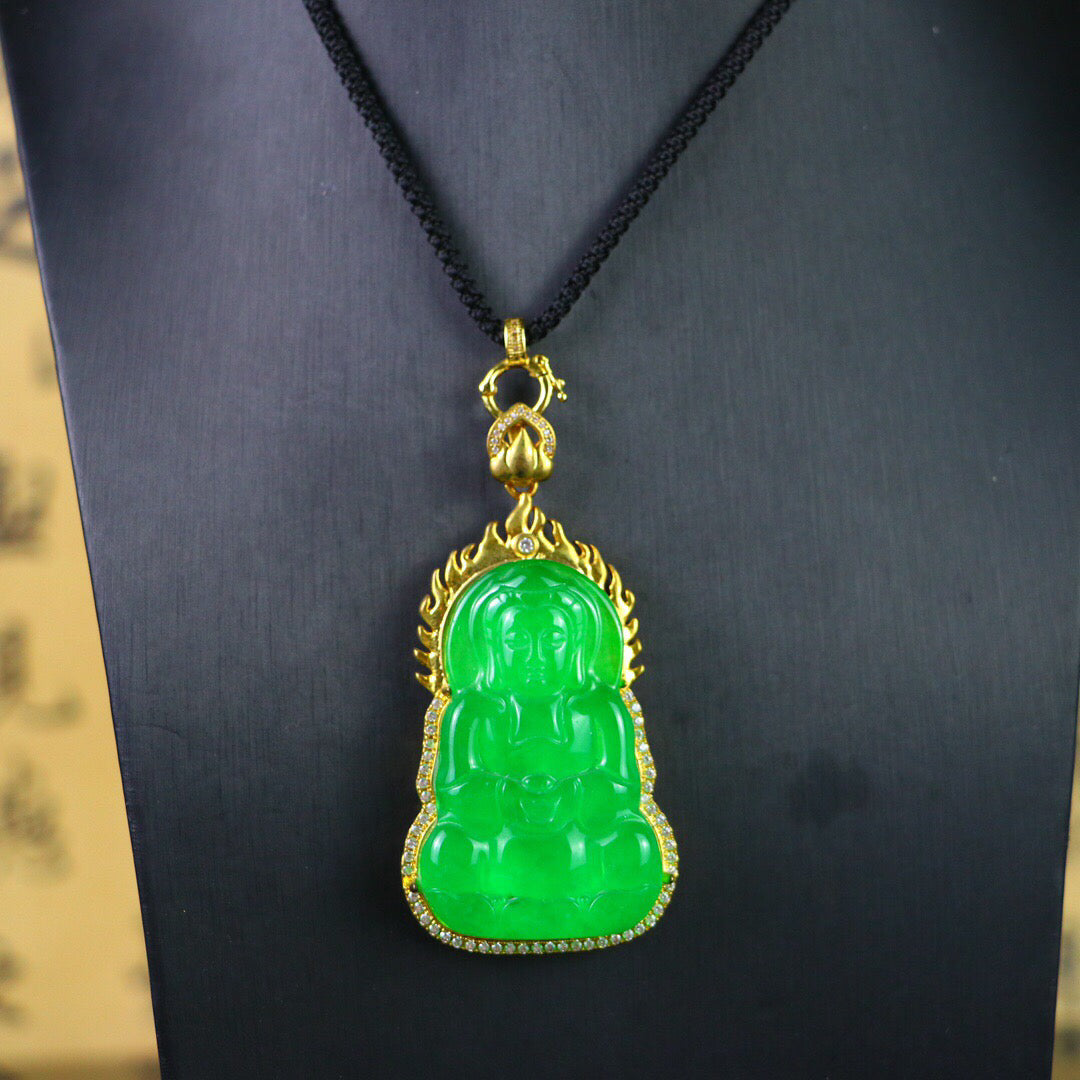 Chinese antique high ice [Guanyin]