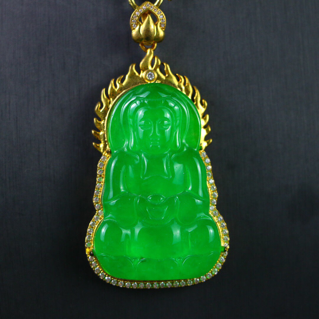 Chinese antique high ice [Guanyin]