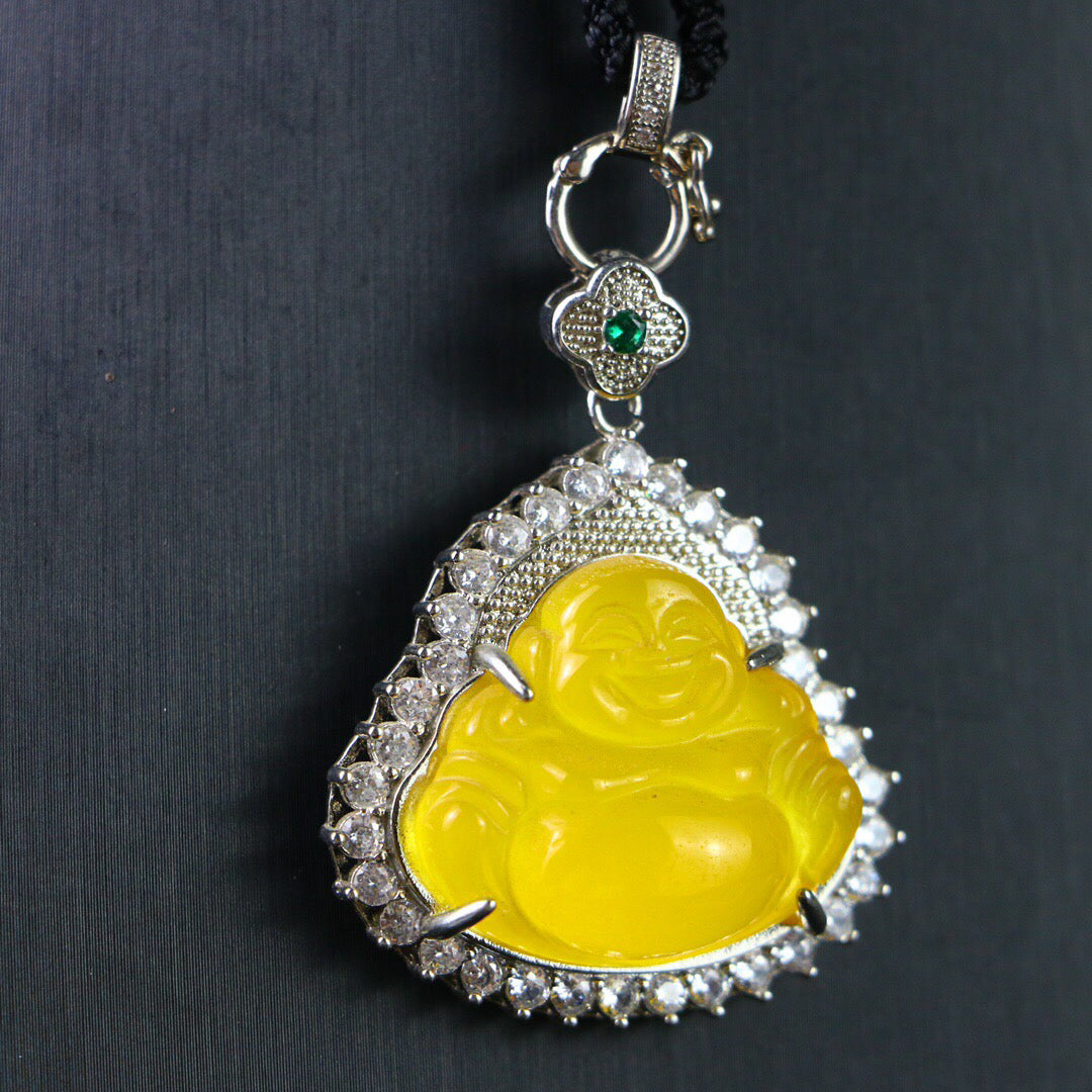 Chinese Antique High Ice [Maitreya Buddha]