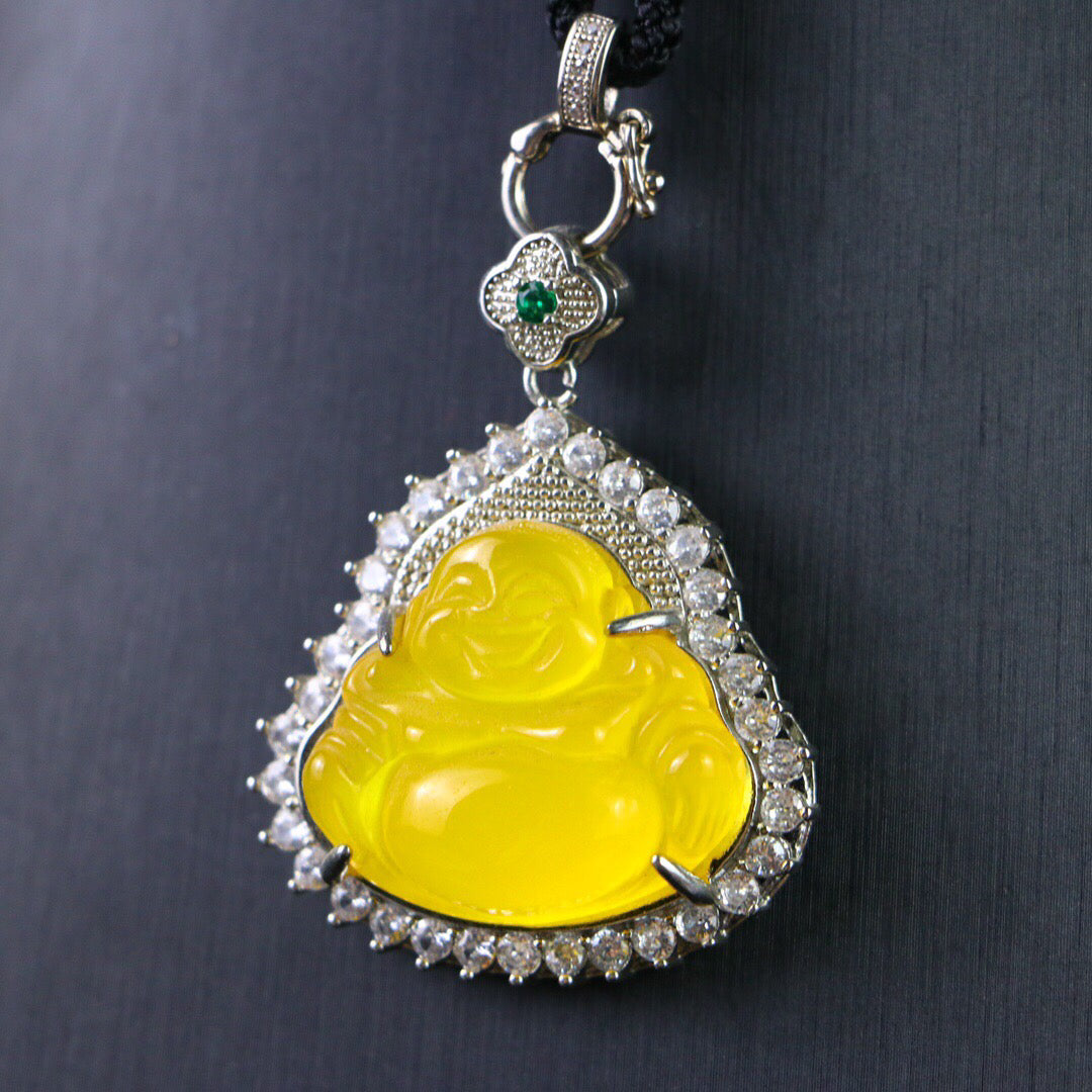 Chinese Antique High Ice [Maitreya Buddha]