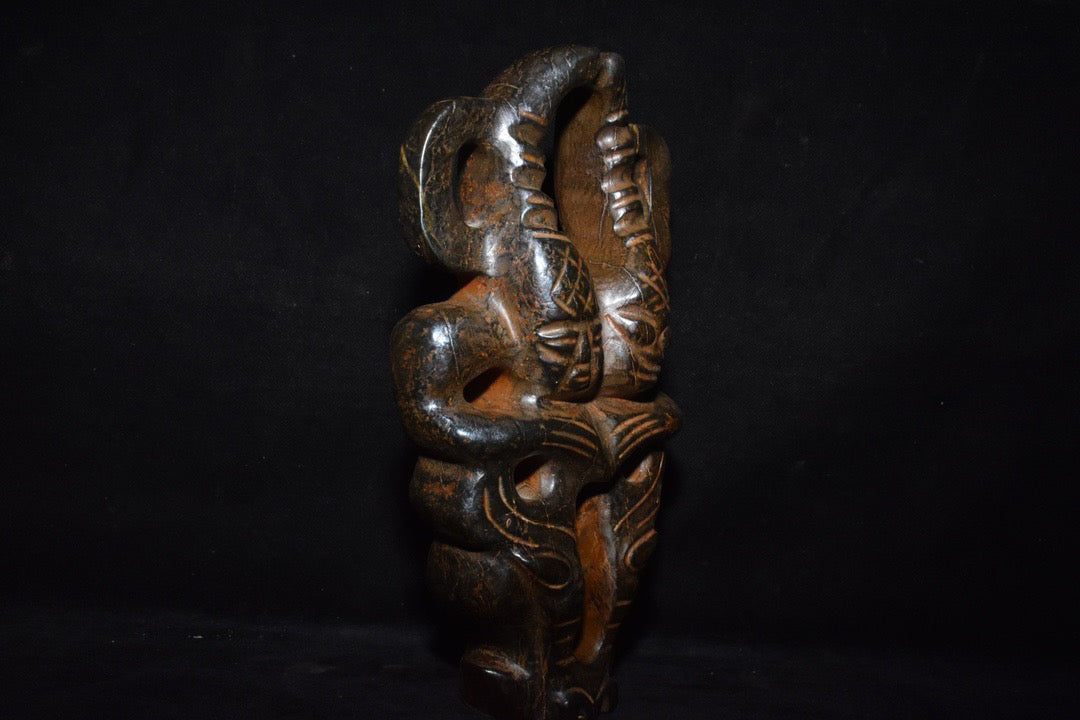 Chinese Antique Meteorite Sun God
