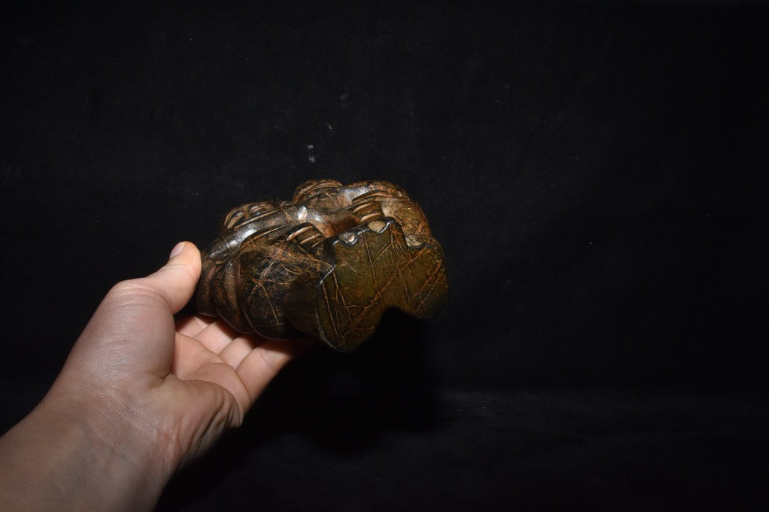 Chinese Antique Meteorite Sun God