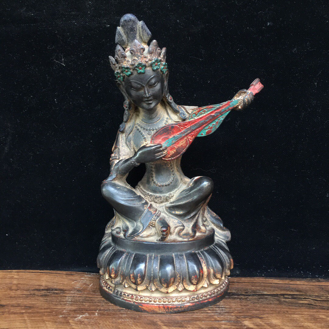 Chinese antique pure copper Buddha statue