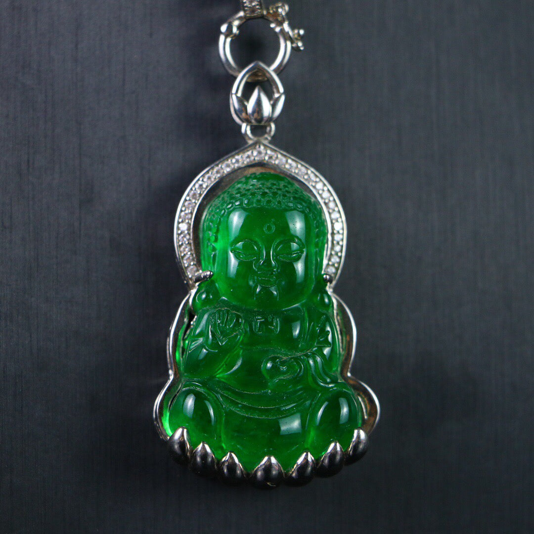 Chinese Antique High Ice [Baby Buddha]