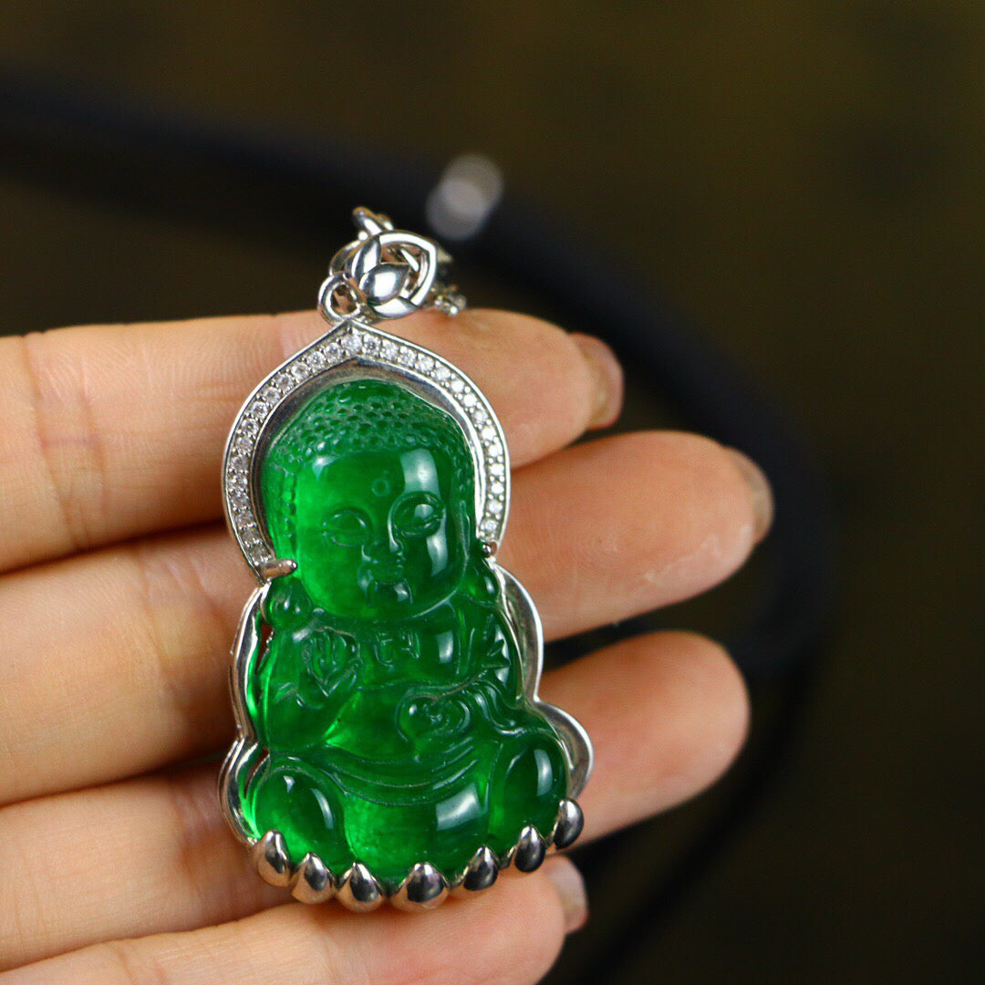 Chinese Antique High Ice [Baby Buddha]