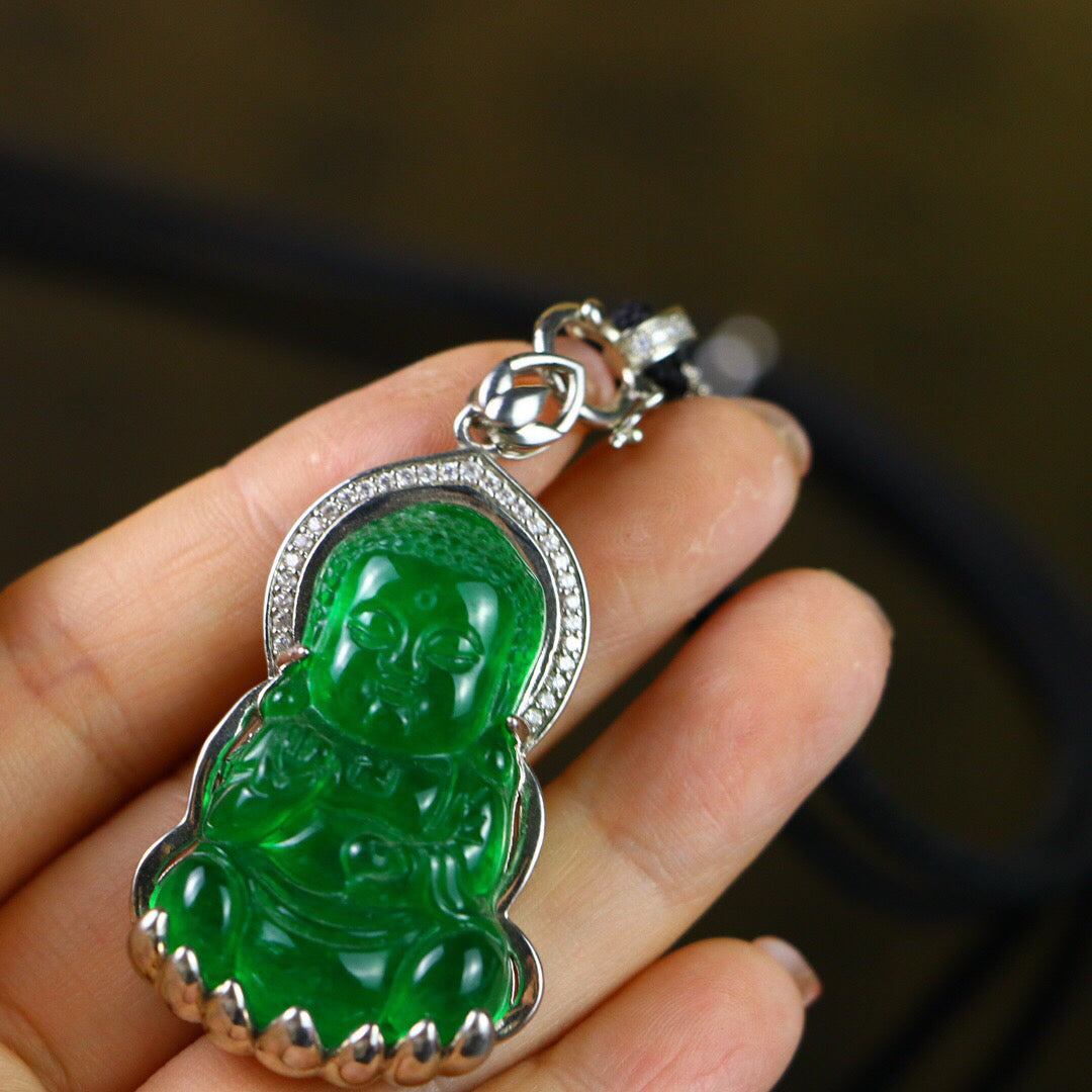 Chinese Antique High Ice [Baby Buddha]
