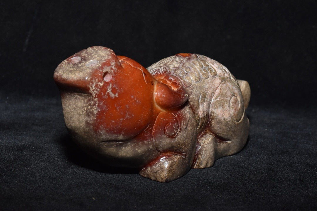 Chinese Antique Old Jade Beast