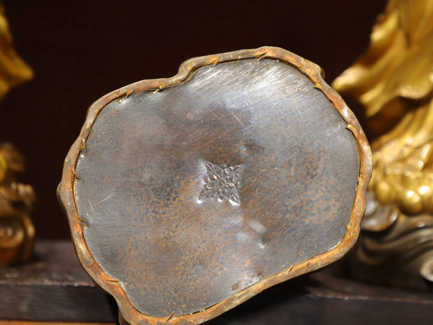 A set of bronze gilded Buddha statues of the Three Saints of the West