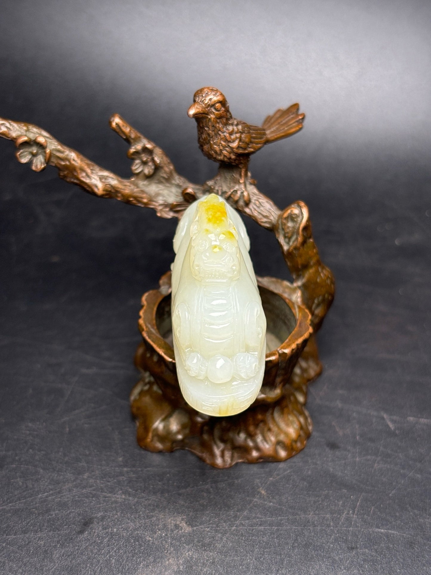 Chinese antique exquisite Hotan Jade ornaments