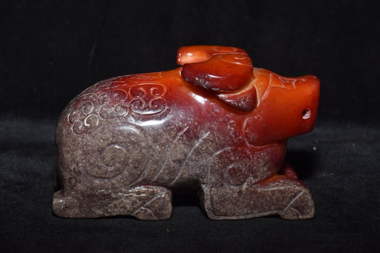 Chinese Antique Old Jade Rabbit