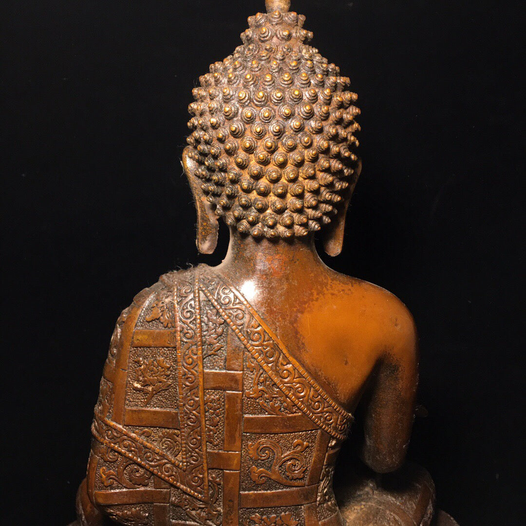 Chinese antique pure copper Buddha statue