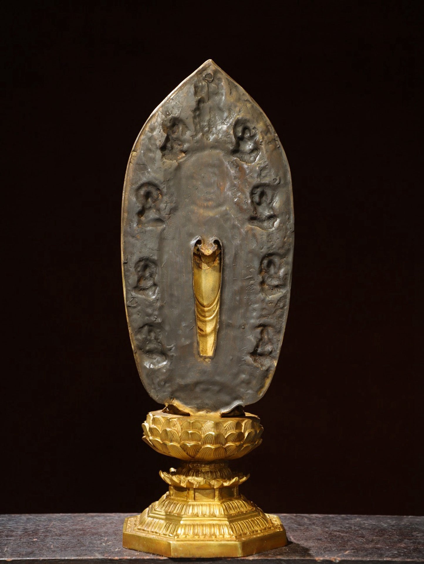 Bronze gilded Buddha statue of the King of Tibet