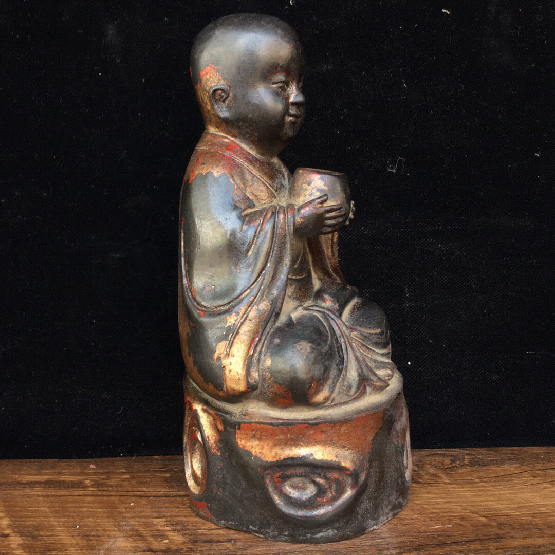 Chinese antique pure copper Buddha statue