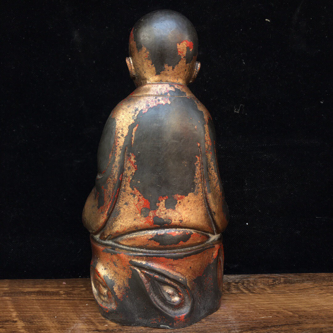 Chinese antique pure copper Buddha statue