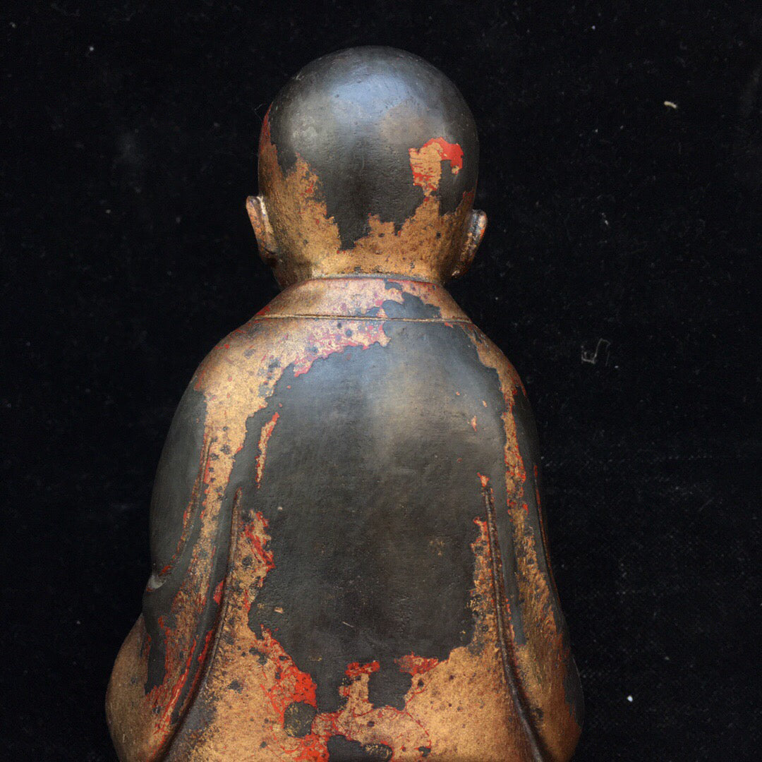 Chinese antique pure copper Buddha statue