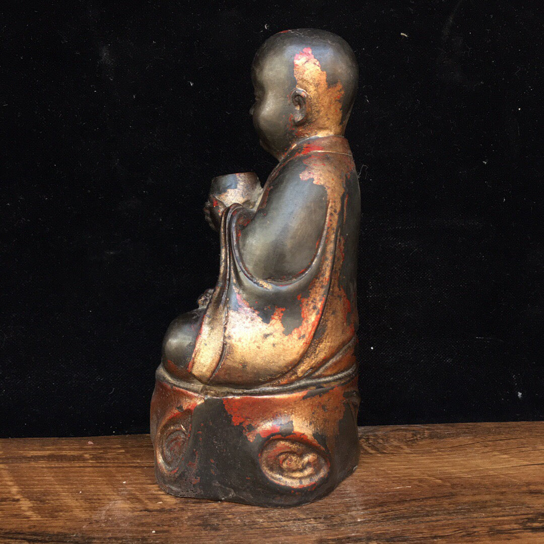 Chinese antique pure copper Buddha statue