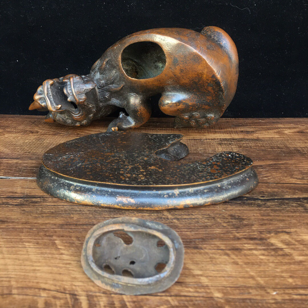 Chinese Antique Pure Copper Beast