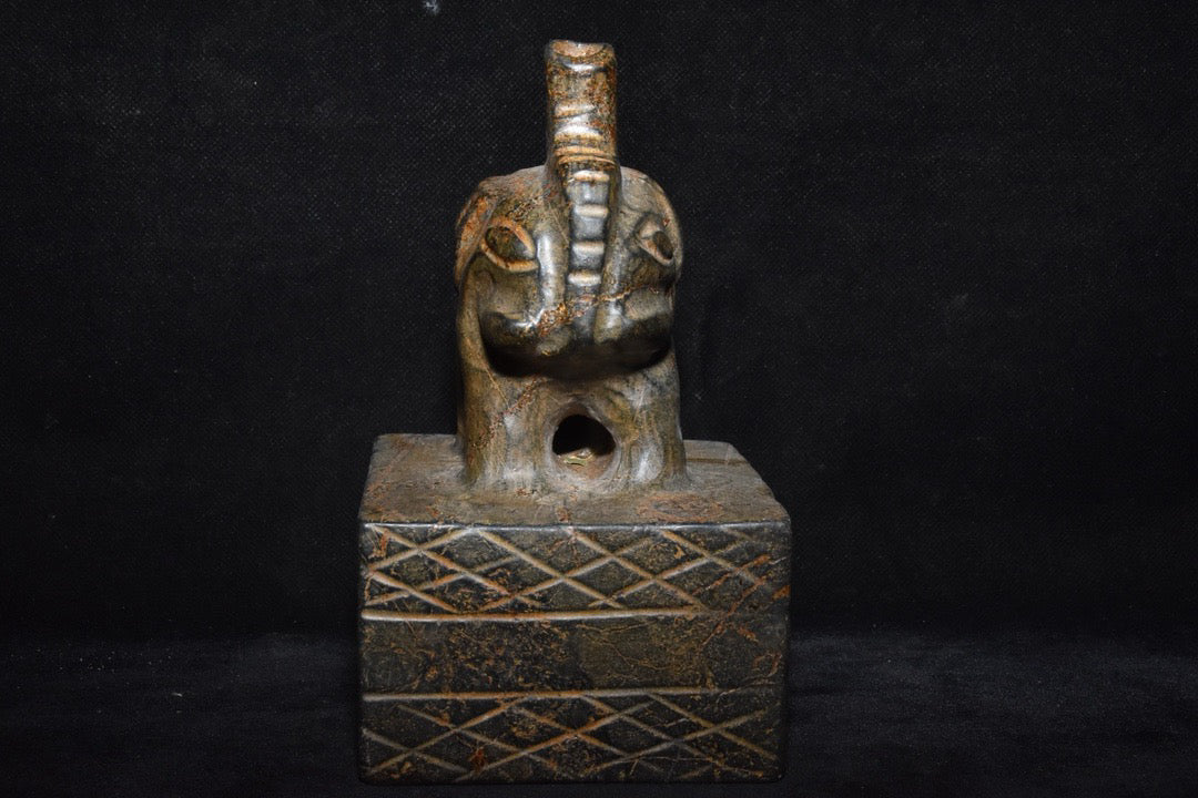 Chinese Antique Meteorite Elephant