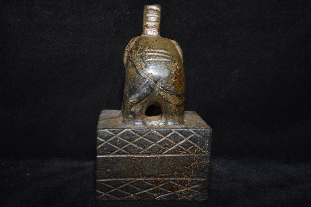 Chinese Antique Meteorite Elephant