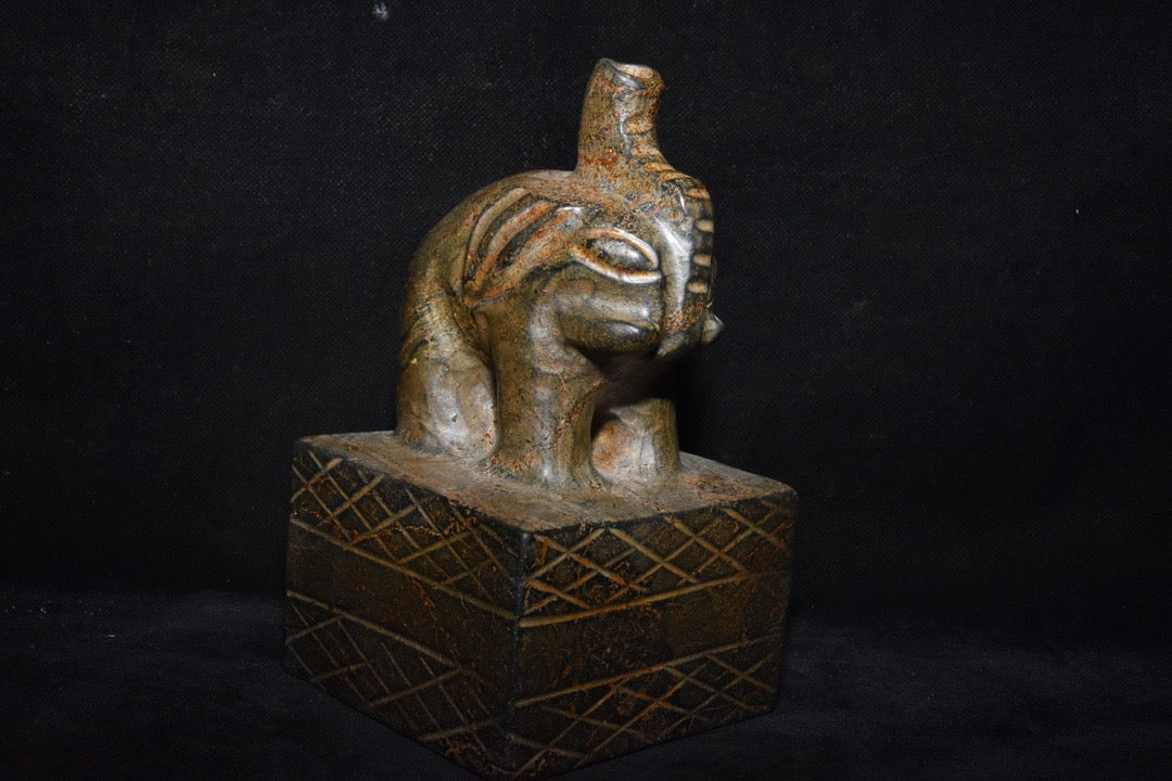 Chinese Antique Meteorite Elephant